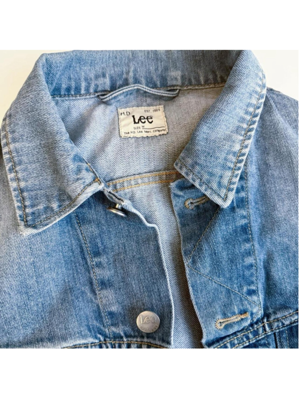 Lee Rider Denim Jacket Size M Womens - Picture 3 of 3